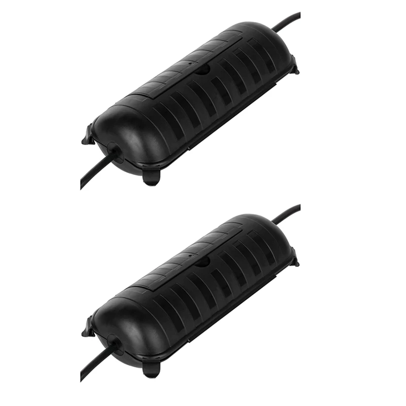 

2X Waterproof Connection Box Extension Cord Cover Safety Connection Seal For Outdoor Garden Outlet / Plug / Power Strip
