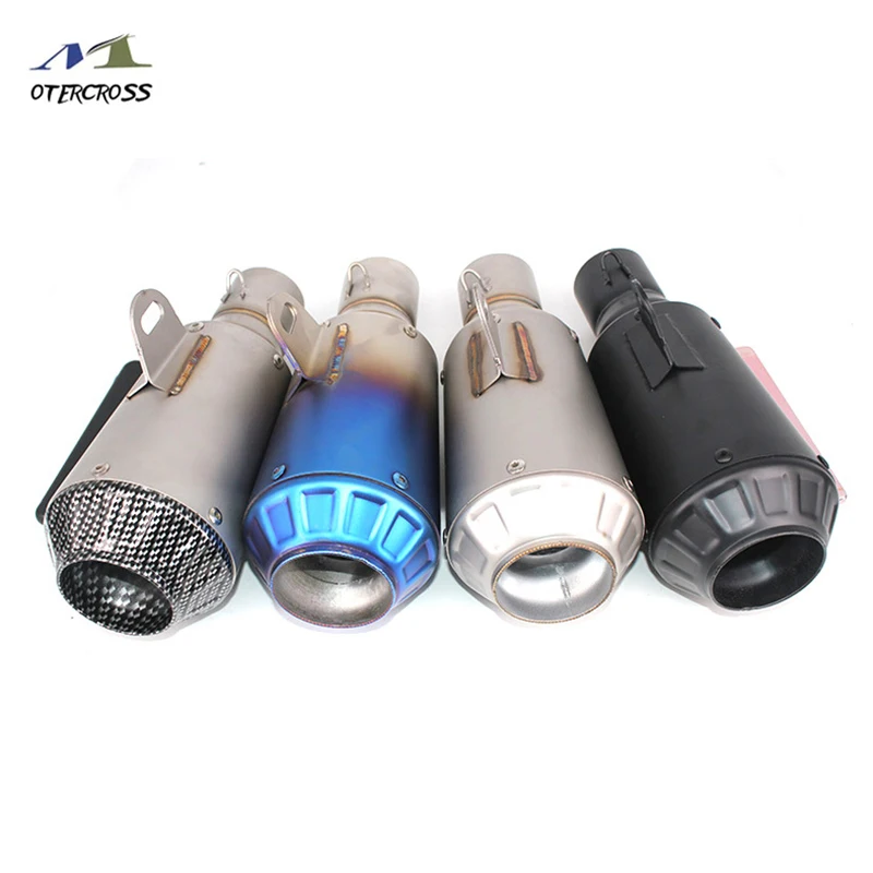 

Универсальный глушитель для выхлопной трубы мотоцикла, 2 дюйма, глушитель для езды на мотоцикле, для Kawasaki, Yamaha, Benelli, Honda