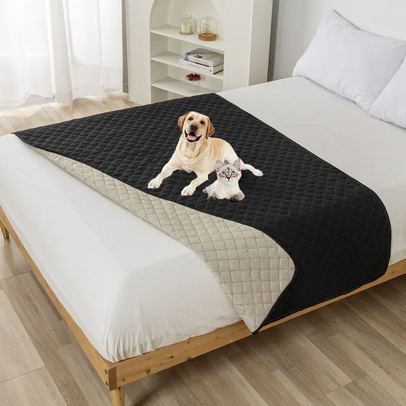 

Waterproof Bedspread for Baby Pets King Size Double Bed Covers Sheets Quilted Mattress Pad Washable Mattress Cover Protector