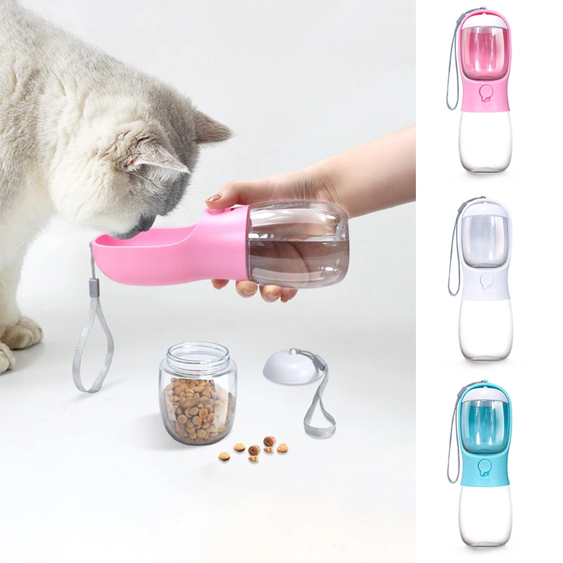 

Портативная чашка для питомцев, чашка для еды, чашка для сопровождения кошки, собаки, диспенсер для воды, чашка для питья, бутылка для воды, п...