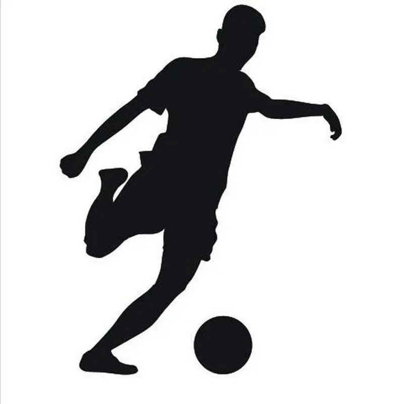 

Football Player Wall Sticker Sport Football Soccer Man Gym Mural Art Wall Decals for Kids Baby Room Boys Bedroom Decoration