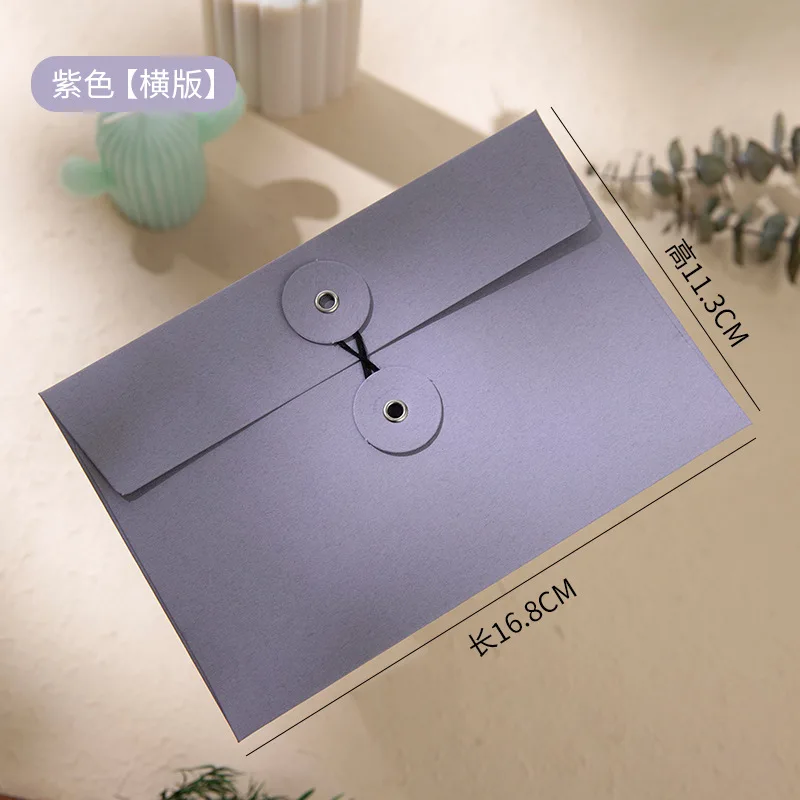 

Конверты из крафт-бумаги формата А4/А6 с застежкой-застежкой в европейском стиле, винтажные коричневые конверты, пригласительные открытки, изысканные подарки