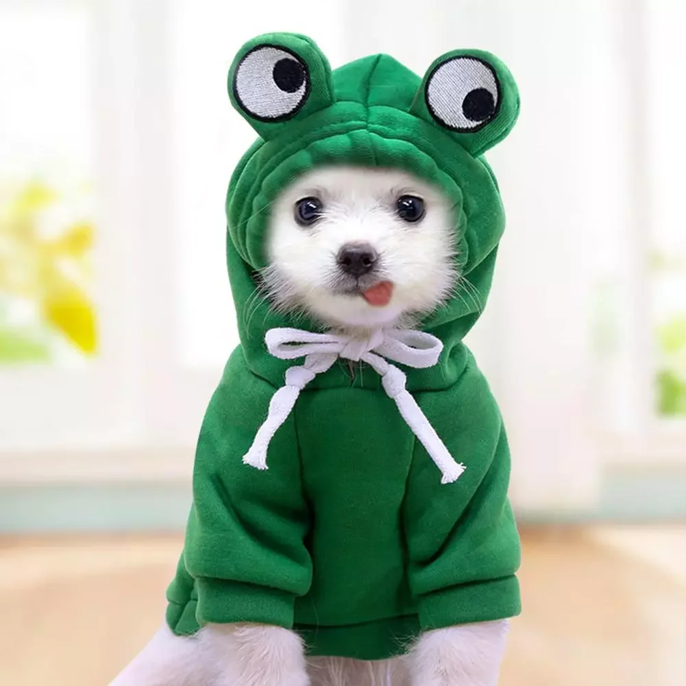 

2022JMT Halloween Pet Costume - Dog Hoodies For Small Dogs - Puppy Dog Pet Clothes Hoodie Warm Sweater Shirt Puppy Winter Coat D