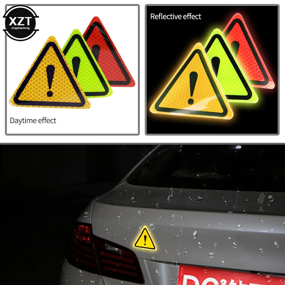 

Универсальная детская декоративная наклейка для кузова мотоцикла треугольная Предупреждение ительная этикетка светоотражаПредупреждение