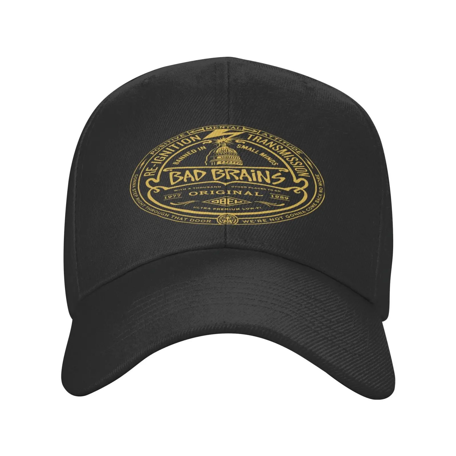 

Bad Brains Hardcore Band 6036 Men's Cap Hat Men Summer Women's Winter Hat 2021 Hats For Women Adventure Time Men's Berets Hats