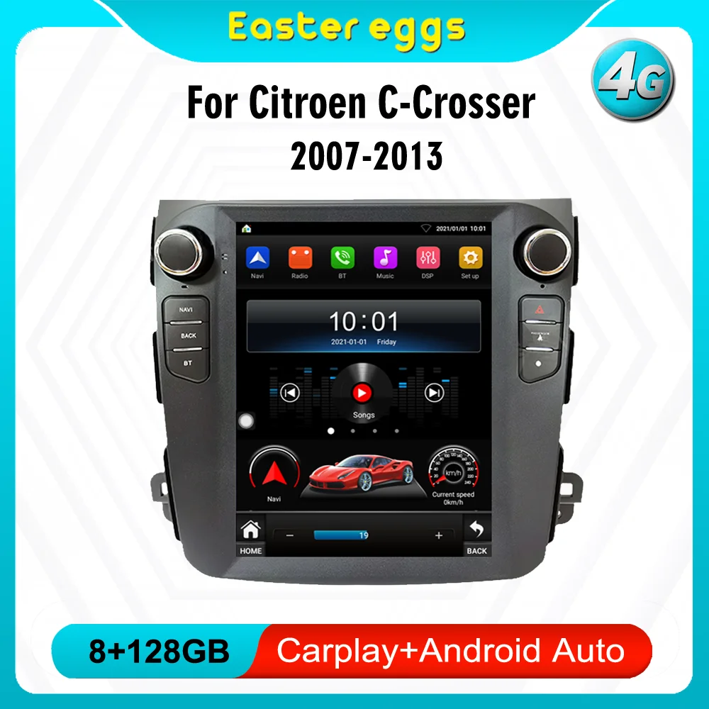 

For Mitsubishi Outlander XL 2 For Peugeot 4007 For Citroen C-Crosser 2007-2013 2 Din Car Radio Android 4G Carplay Multimedia