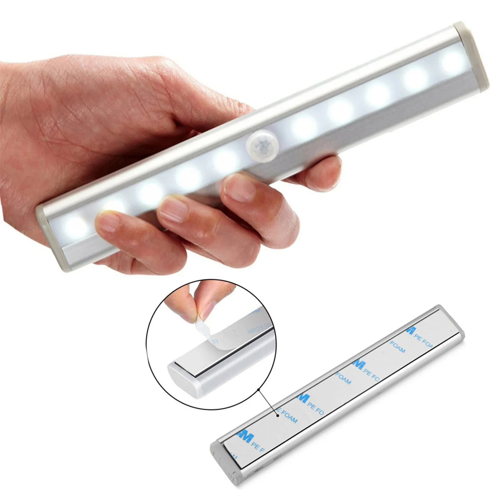 

Motion Sensor Light Wireless Led Night Light Usb Rechargeable Night Lamp For Kitchen Cabinet Wardrobe Lamp Staircase Backlight
