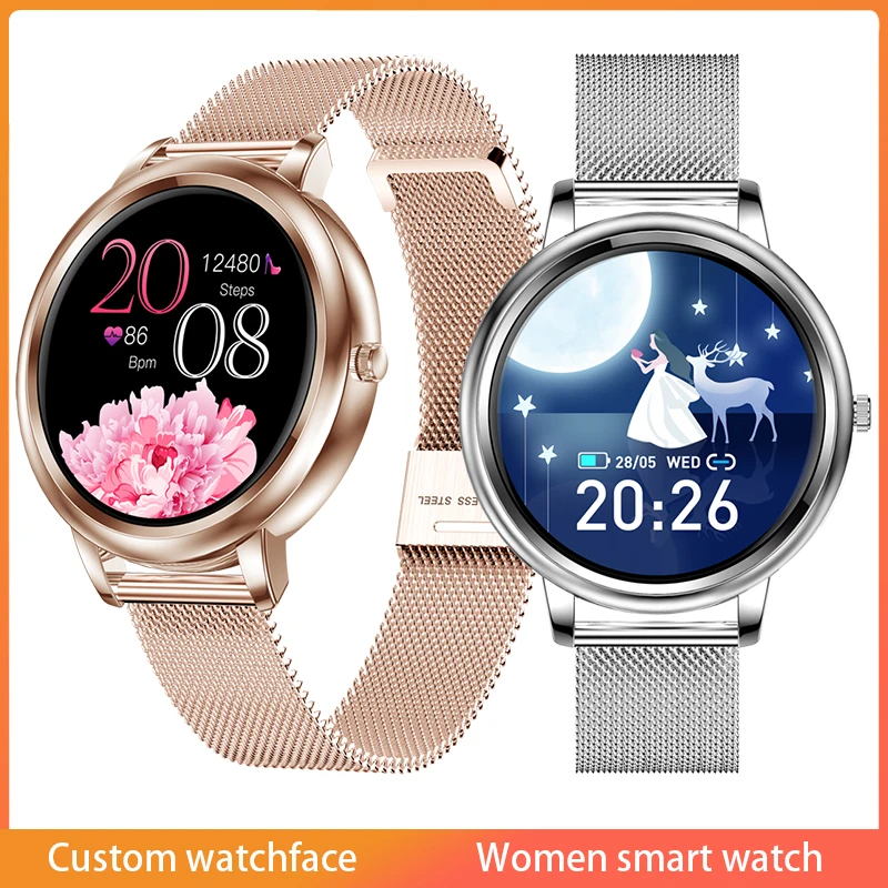 

Xiaomi Mijia Smart Watch Women Heart Rate Blood Pressure Monitor Full Touch Screen Bracelet Pedometer Smartwatches Android IOS