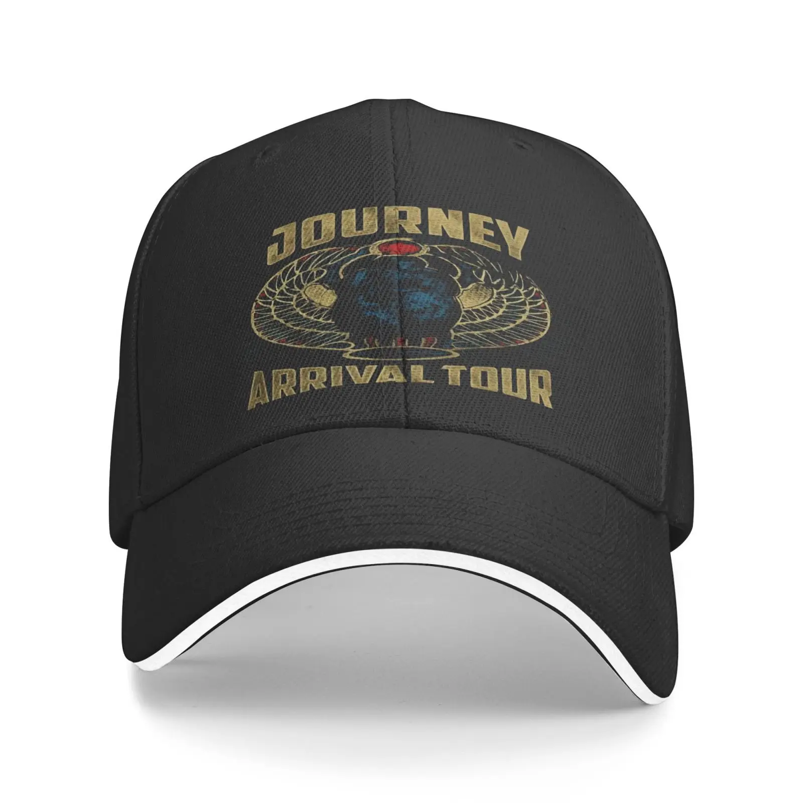 

Journey Arrival Tour Album Guitar Cover Men's Caps Cap Male Woman Beret Hat Men Hat Male Caps Cap For Boy Golf Cap Custom Logo