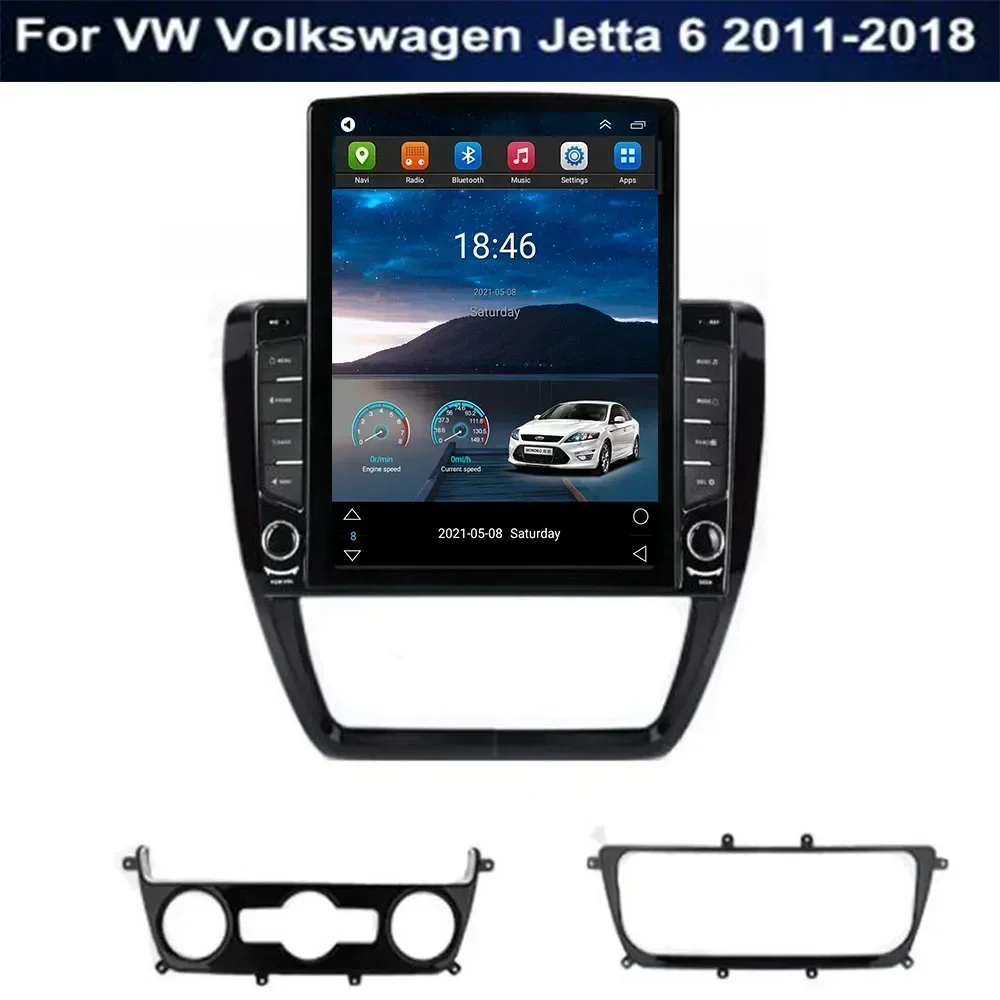 9 7 &quotAndroid 13 для VW Volkswagen Jetta 6 2011-2038 Tesla Тип Автомобильный радиоприемник