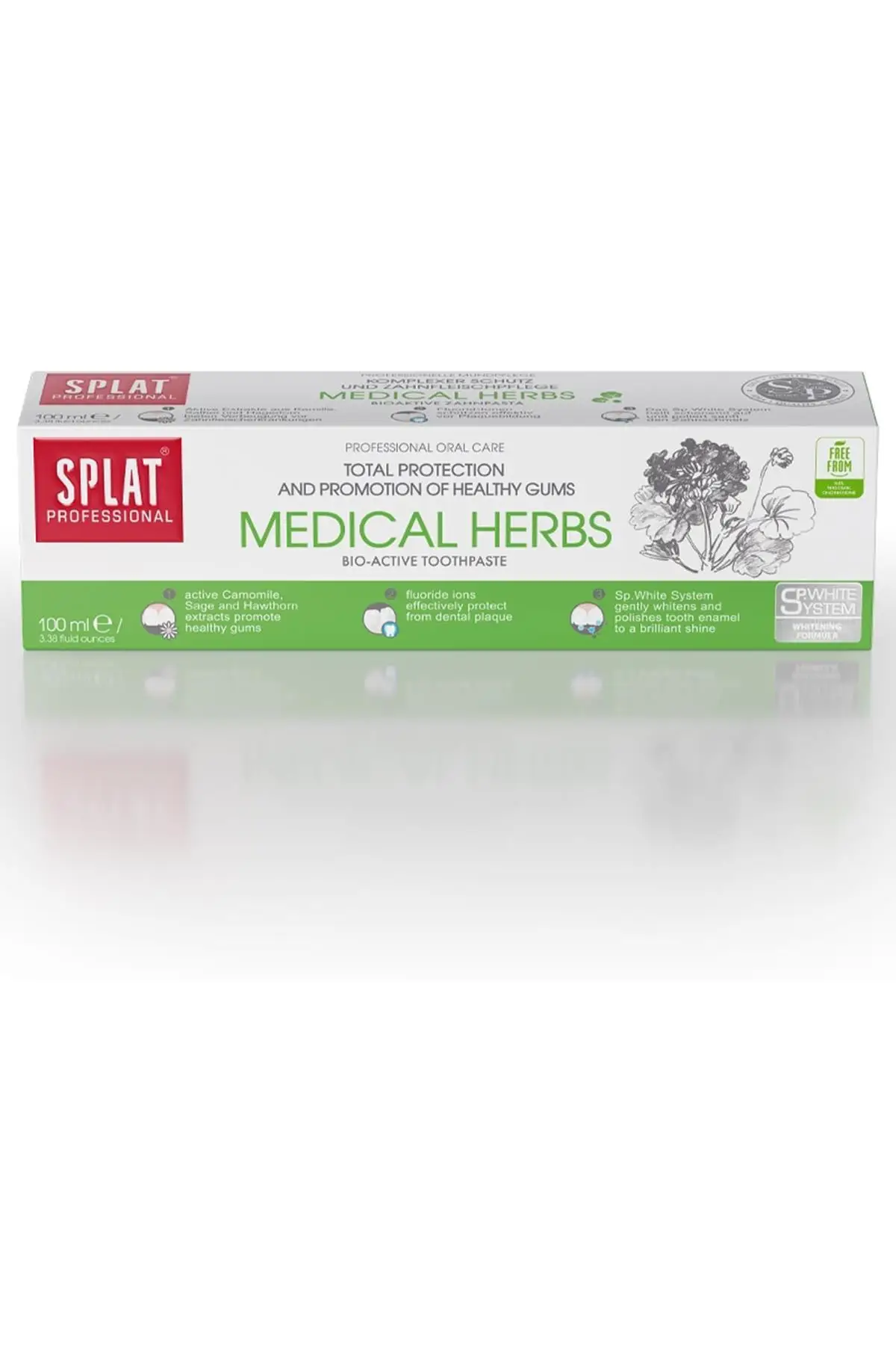 

Brand: Splat Professional Medical Herbs Toothpaste 100 ml Category: Toothpaste