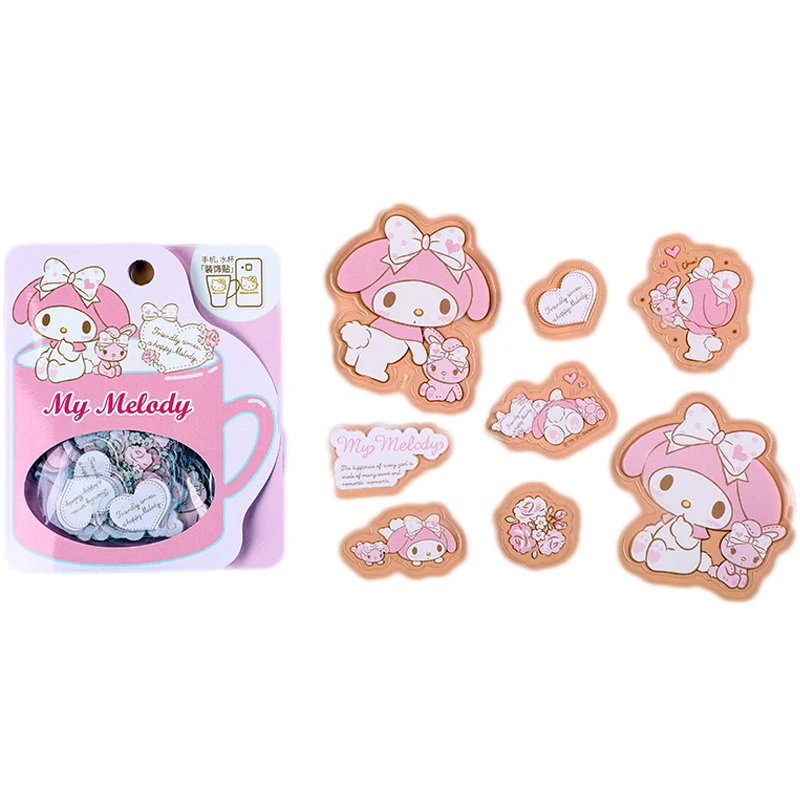 

Аниме Kawaii Sanrioed ПВХ Kitty Cat Kuromi Cinnamoroll Purin Dog Mymelody декоративная фотография для студентов Diy