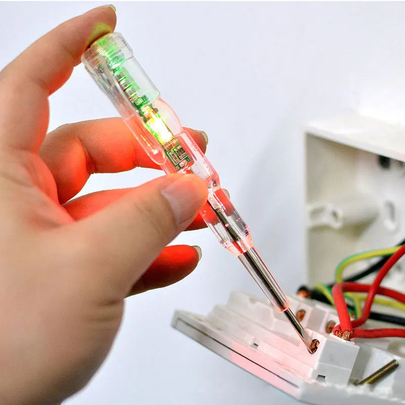 

Voltage Tester Pen 70-250V Non-contact Induction Digital Power Detector Pencil Electric Screwdriver Probe Circuit Indicator Tool