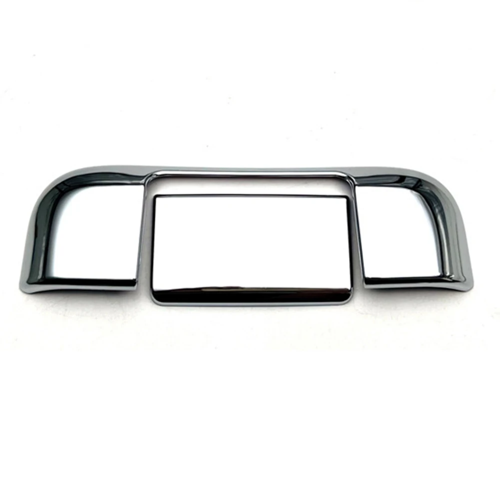 

Car Chrome ABS Rear Trunk Door Grab Handle Bowl Decoration Cover Trim for Smile