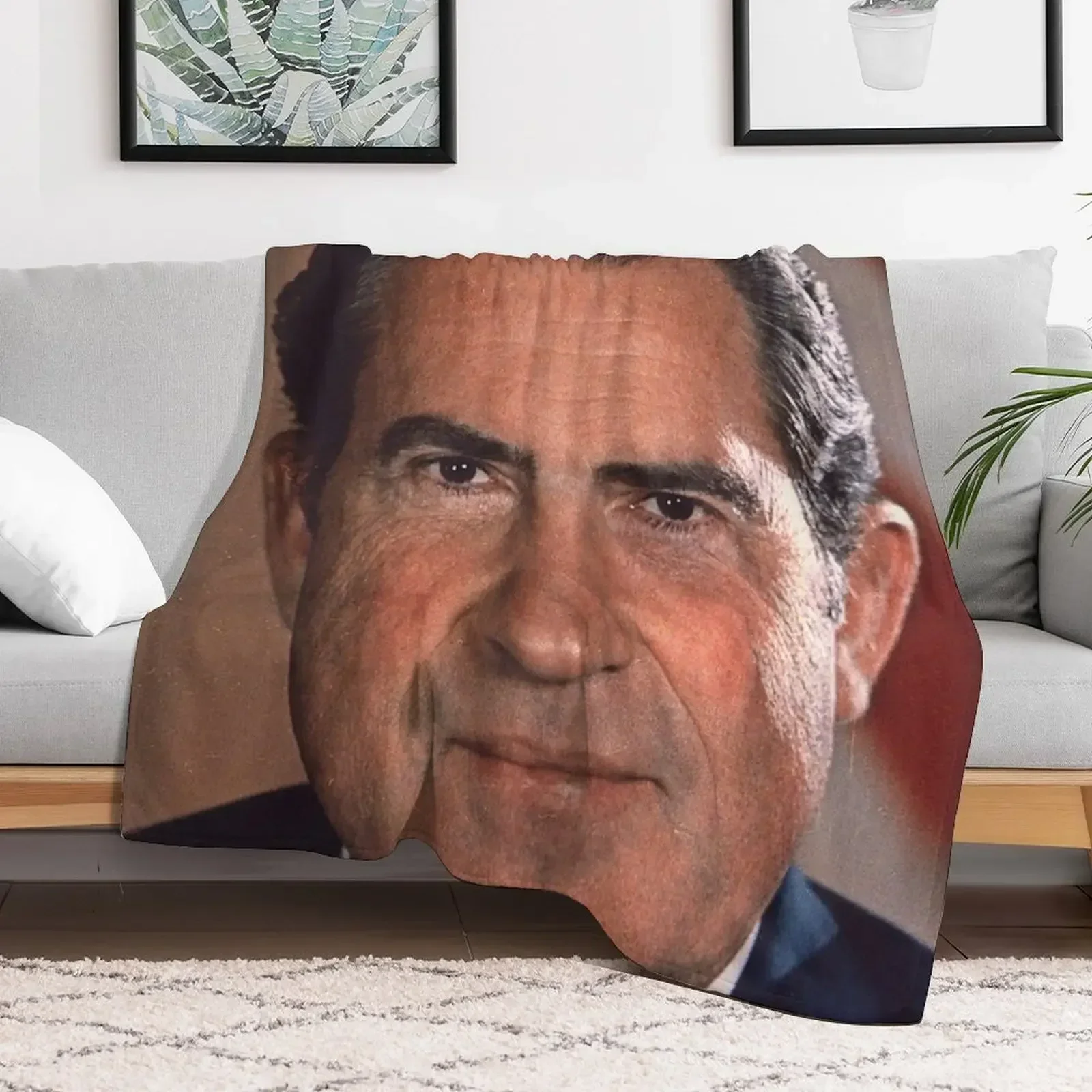 Одеяло с портретом Ричарда Никсона волосы многофункциональные тяжелые одеяла