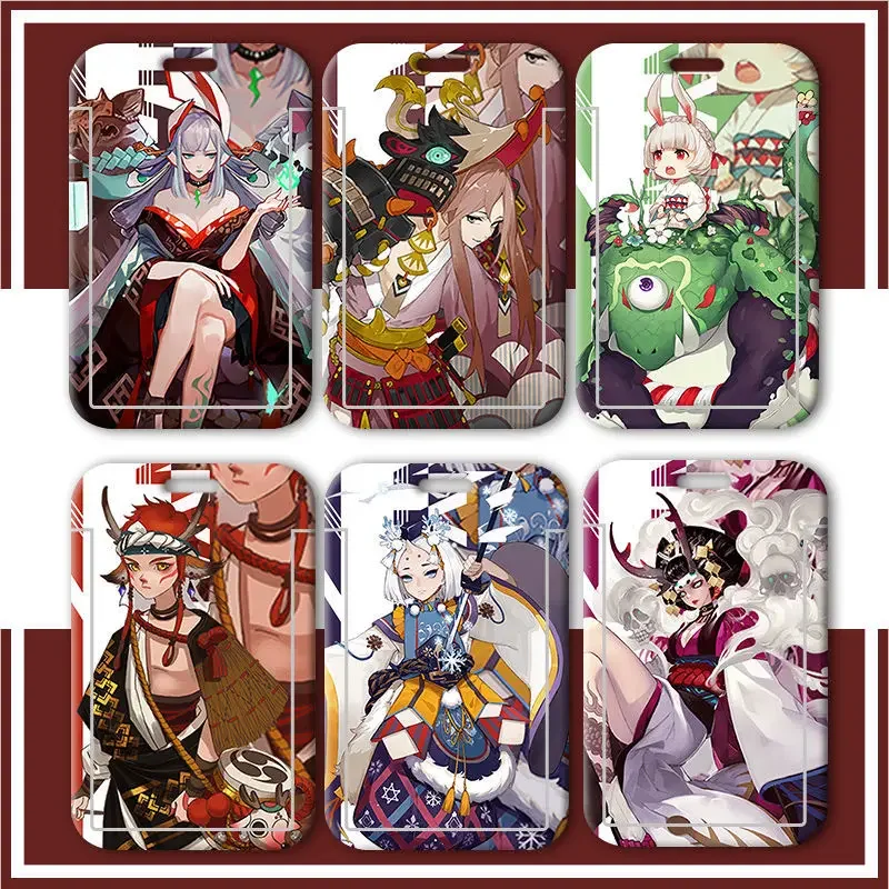 Игра Ootengu Onmyoji Shuten-douji Ferrule студенческий школьный держатель для карт ремешок еды