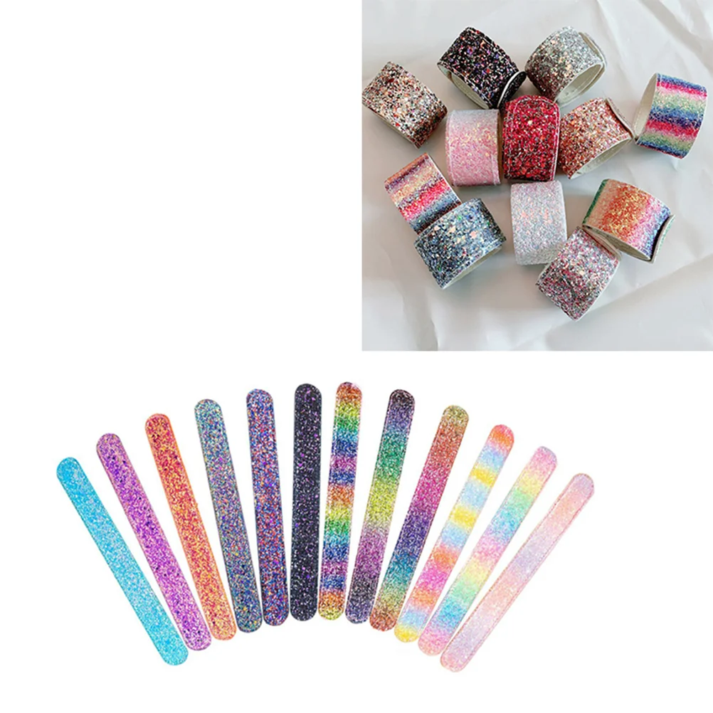 

12 Pcs Fidget Bracelet Kids Silicone Slap Bracelets Wristband M Colorful Bands Child
