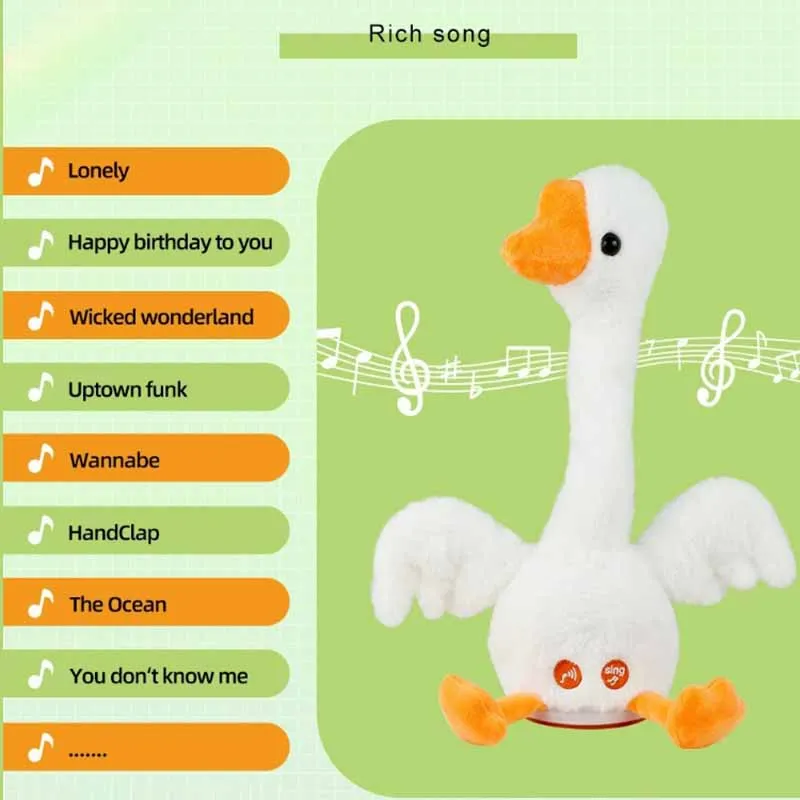 Креативная имитация большой белой гусиной маленькой желтой утки искусственная