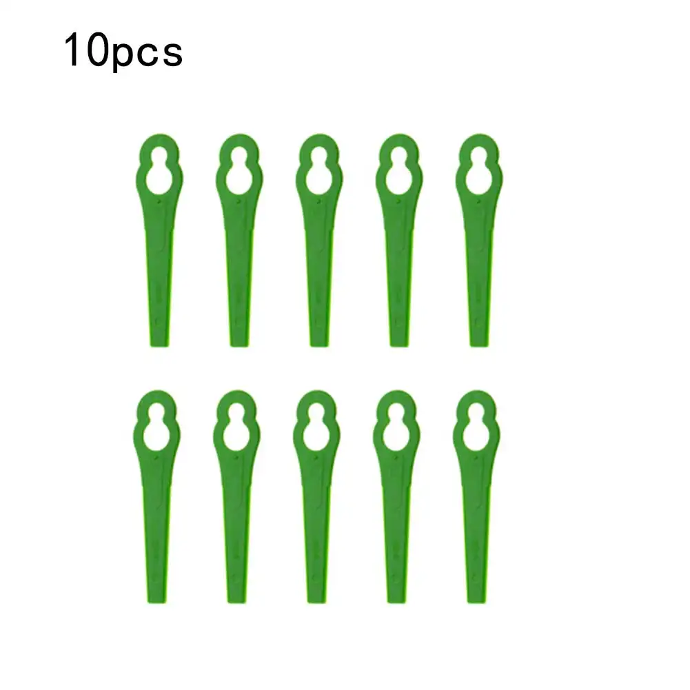

10/20/50/100pcs Dreen Plastic Mower Cutting Blades Fits Lawnmower Gtech ST04 ST05 Qualcast Easi-Lite 28 30 Lawn Mower Parts