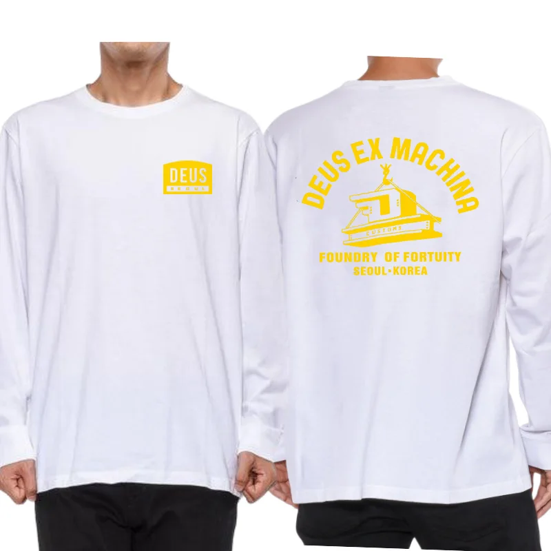 DEUS EX MACHINA осень-весна корейская версия классическая модная черная простая