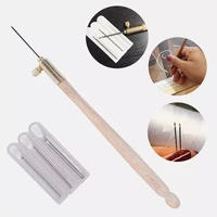 embroidery punch needle with 3 needles punch pen embroidery cross stitch craft kit french crochet for sewing knitting