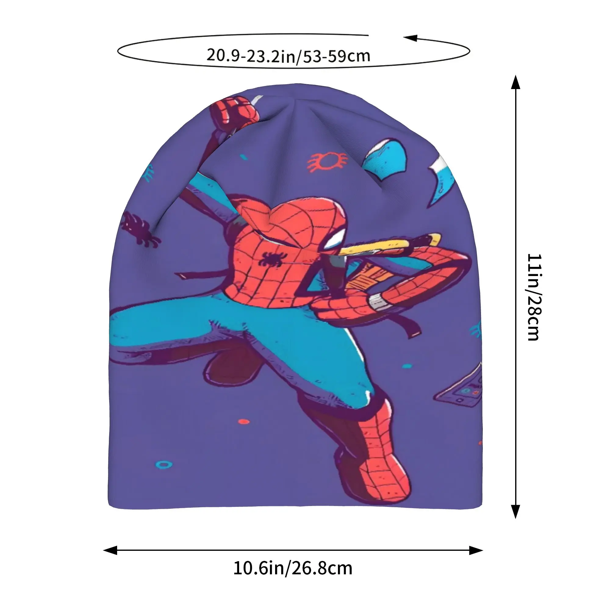 Фото Шапки-бини S-Spiders Heroes, повседневные шапки для женщин и мужчин, вязаные шапки для улицы, зимний дизайн, теплые шапки-бини. №5
