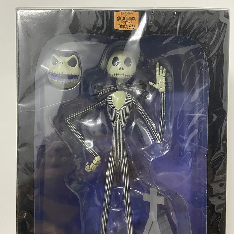 

Jack Skellington Action Figure Deluxe The Nightmare Before Christmas Collectible Model Toy Christmas Halloween Gift 31cm