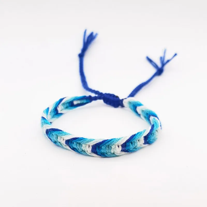 Фото Радужный плетеный браслет лесбийские ЛГБТ гордость геи ручная работа плетеный браслет Дружба Ювелирные изделия бриллианты подарок №4