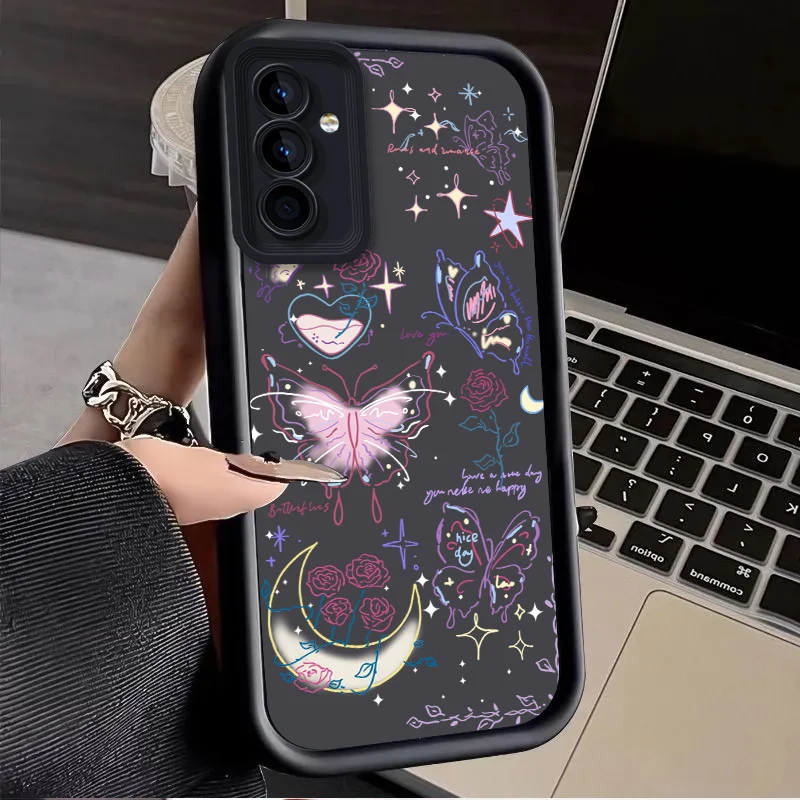 Фото Чехол с бантом для Samsung Galaxy A53 A50 A50S A36 5G A35 A34 A33 A32 A30 A26 A24 A23 A22 A20 A16 A15 A14 A13 A12 4G A06 M55 Cover №3