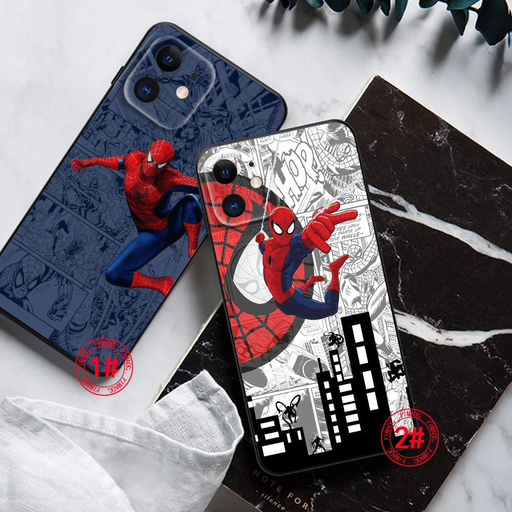Мягкий чехол с мотивом Человек-паук для Samsung J2 Prime J4 Core J5 J6 Plus J7 Pro J8 S7 Edge S8 Note 8 9 10 Lite 20