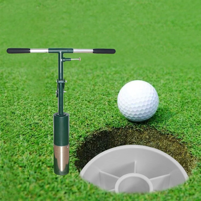 

4'' Depth ABS White Practice Golf Putting Cup with Drain Holes Backyard Flag Golf Hole Cup for Mother's Day Father's Day