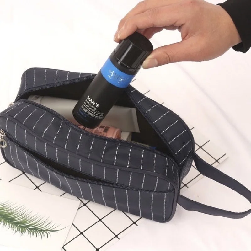 Necessaire Bolsa Com Alça Lateral Masculina Estilo Moderno Social