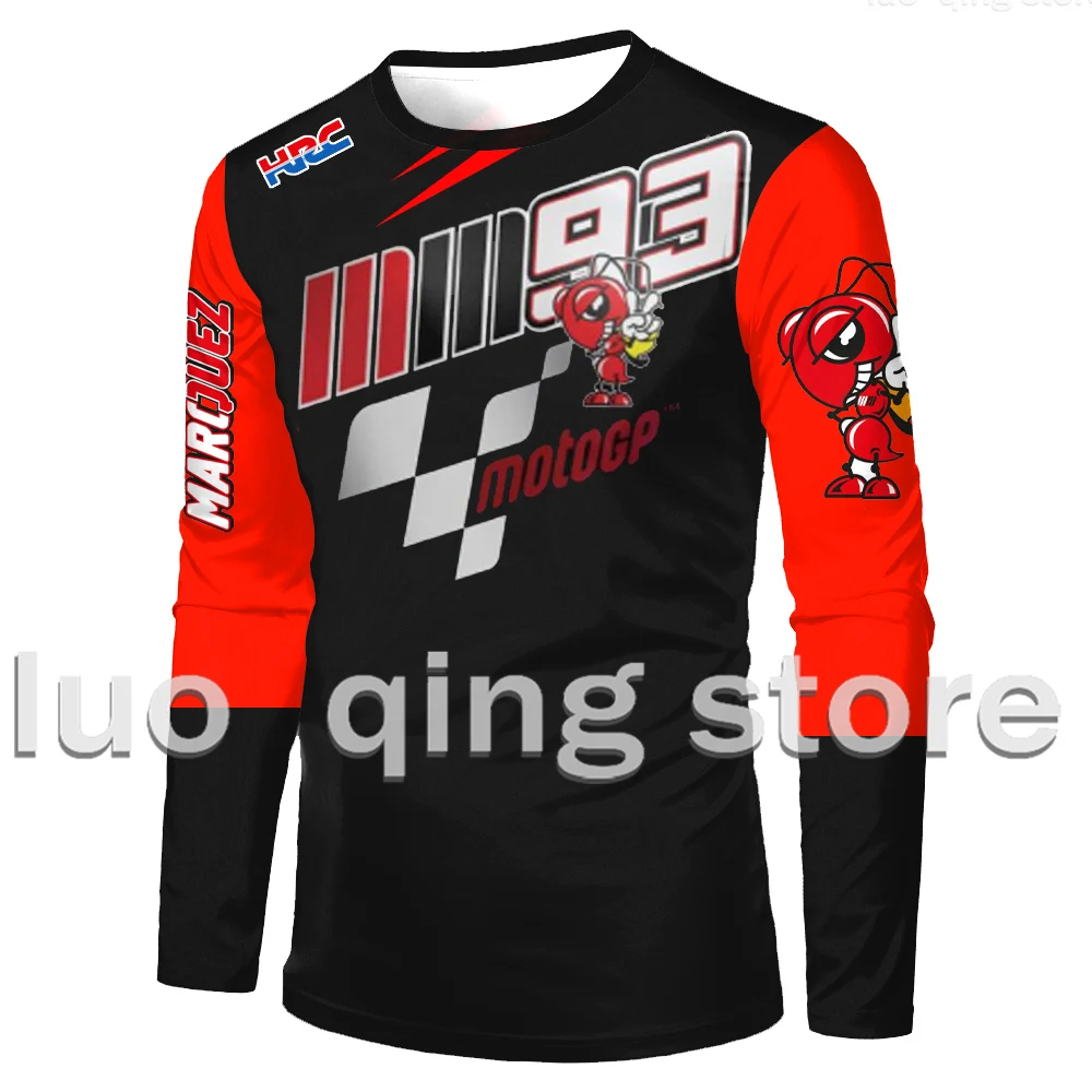 

2023 Hot Selling MOTO GP Outdoor Extreme Sports Fashion Street Motorcycle Enthusiasts Long Sleeved Breathable T-shirt New 93 top
