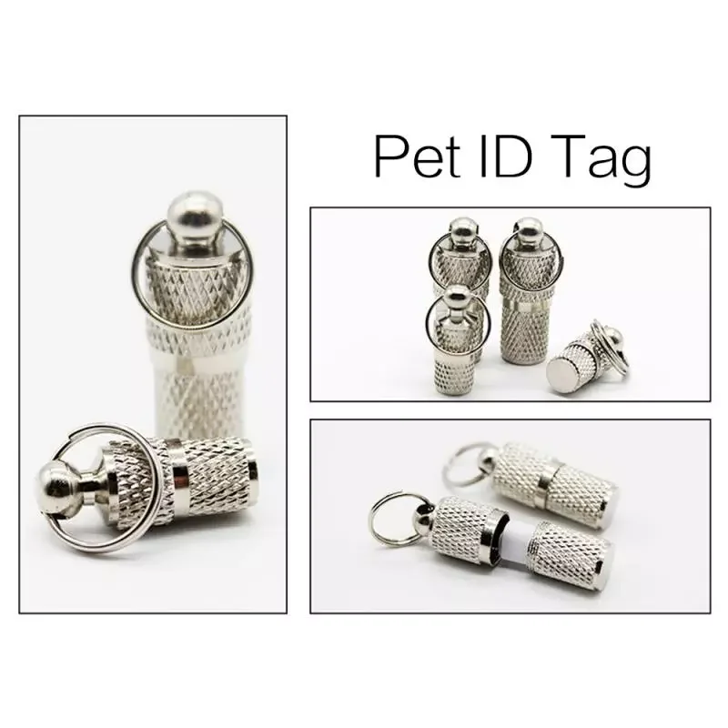 

New in 2022 Toys Pet Cat Dog ID Tag For Dogs Cats Anti Lost Name Address Label Identity Tube Collar Pet Products Dog Accessories