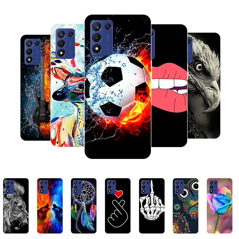 

For Realme Q3S 5G Case Football Soft Silicone Back Case For OPPO Realme Q3S RMX3461 Phone Cover for RealmeQ3S Q 3S etui Funda