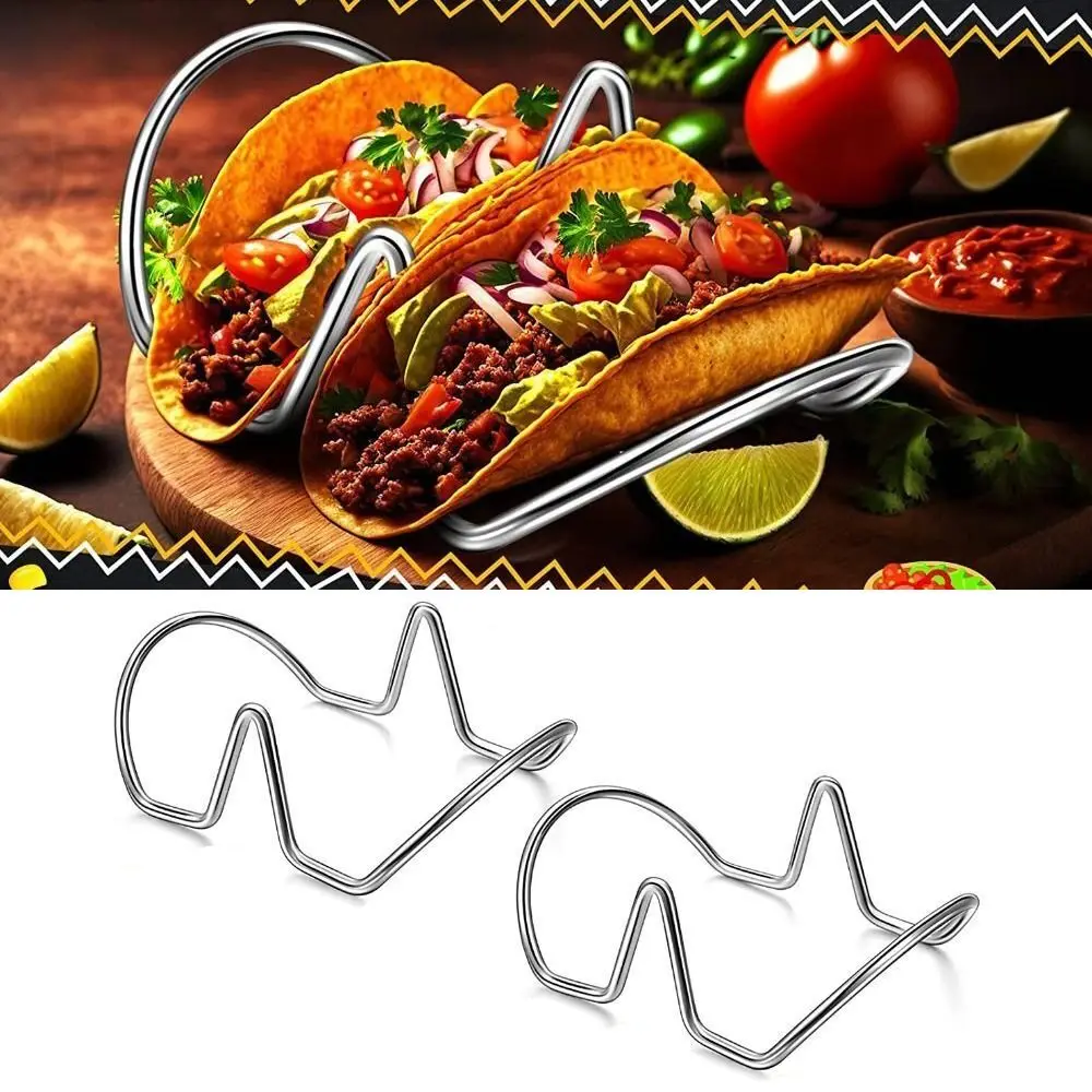 Креативный держатель для Тако из нержавеющей стали подставка тортильи жареной