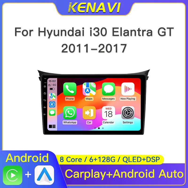 2Din Android автомобильный стерео радио для Hyundai i30 Grand Elantra Grant 2011-2017 мультимедийный