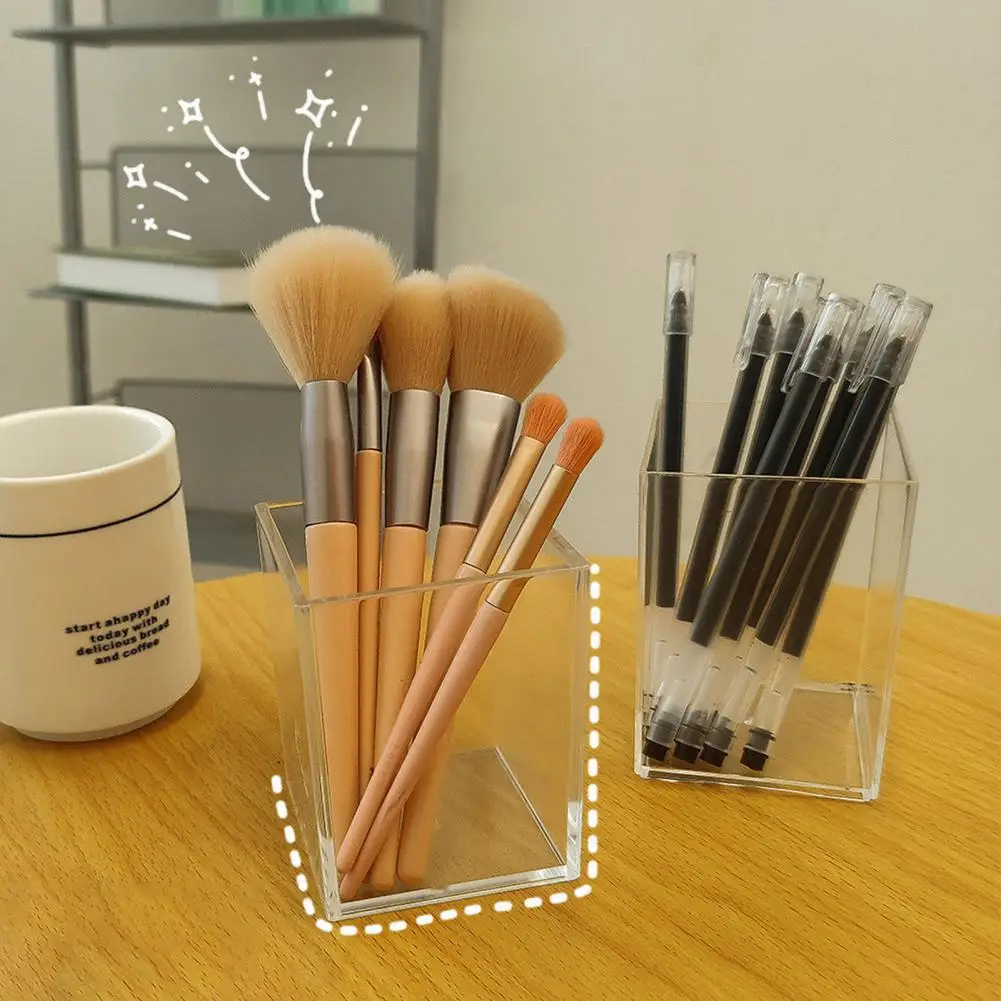 Прозрачный карандаш для бровей фотоакриловый хранения косметических кистей