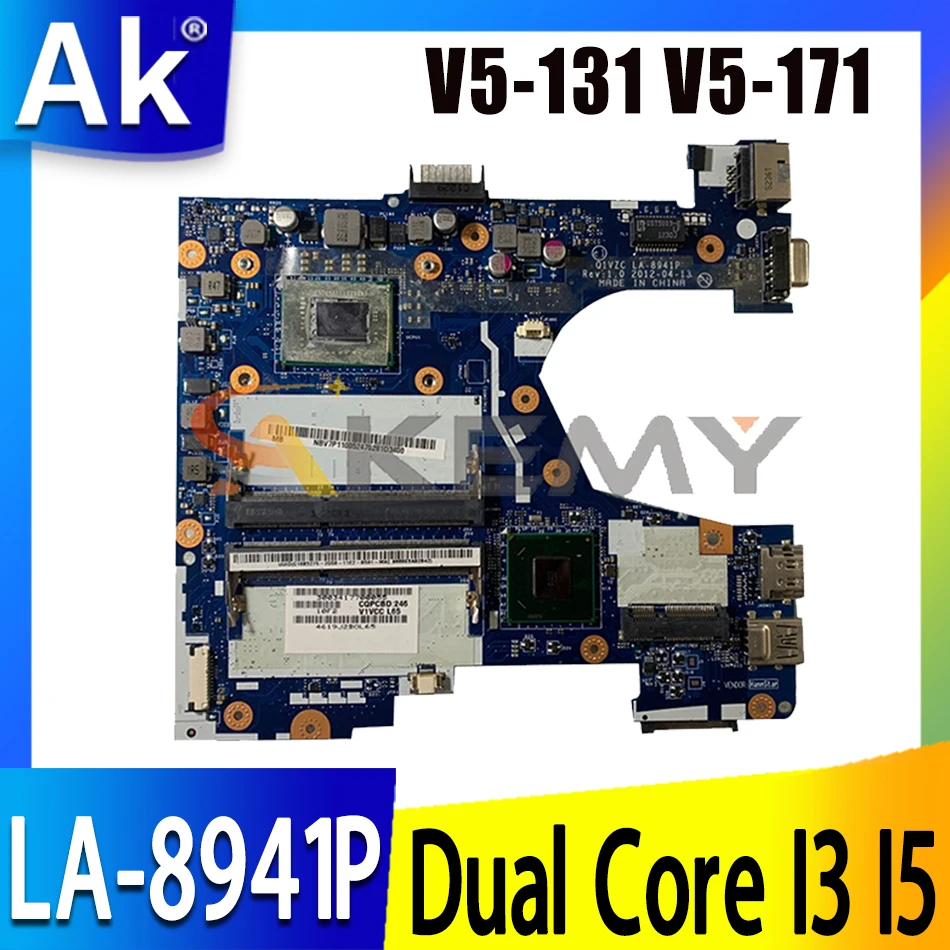 

For Acer ASPIRE One 756 V5-131 V5-171 Laptop Motherboard mainboard LA-8941P motherboard W/ Intel Celeron Dual Core CPU I3 I5 CPU