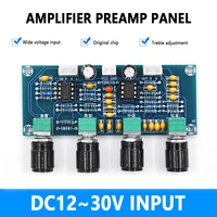 xh a901 ne5532 sound board preamp preamp with treble bass volume adjustment preamp tone controller for amplifier board dc12 24v