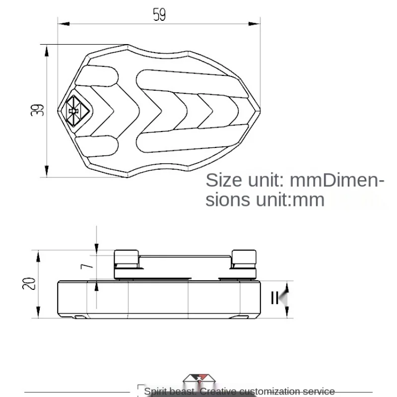 Фото Для Zontes, модификация ZT250-S/ZT310-R-X-T, Тормозная педаль, противоскользящая Тормозная педаль, Задняя Тормозная педаль, аксессуары №2