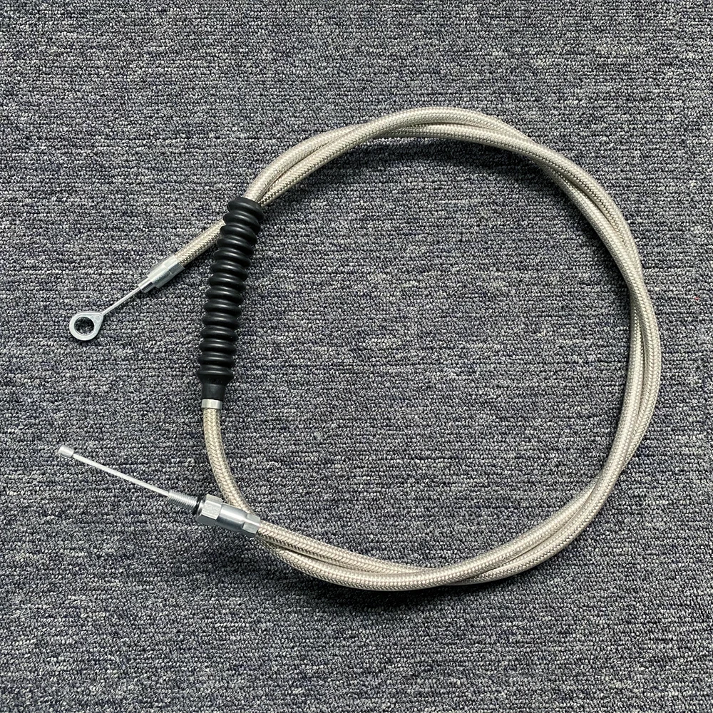 Плетеный кабель муфты из нержавеющей стали 74 69 дюйма 190 см для Harley-Davidson 95-99 FXD 93-00 FXDL