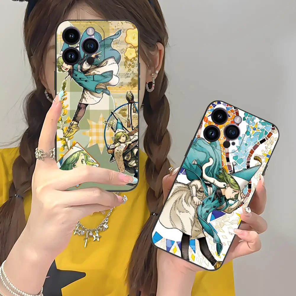 Фото Чехол для телефона Witch Hat Atelier Coco для iPhone 17 16 15 14 13 12 11 X XR XS 8 7 Air Pro Max Plus Mini, мягкий противоударный чехол из ТПУ №3