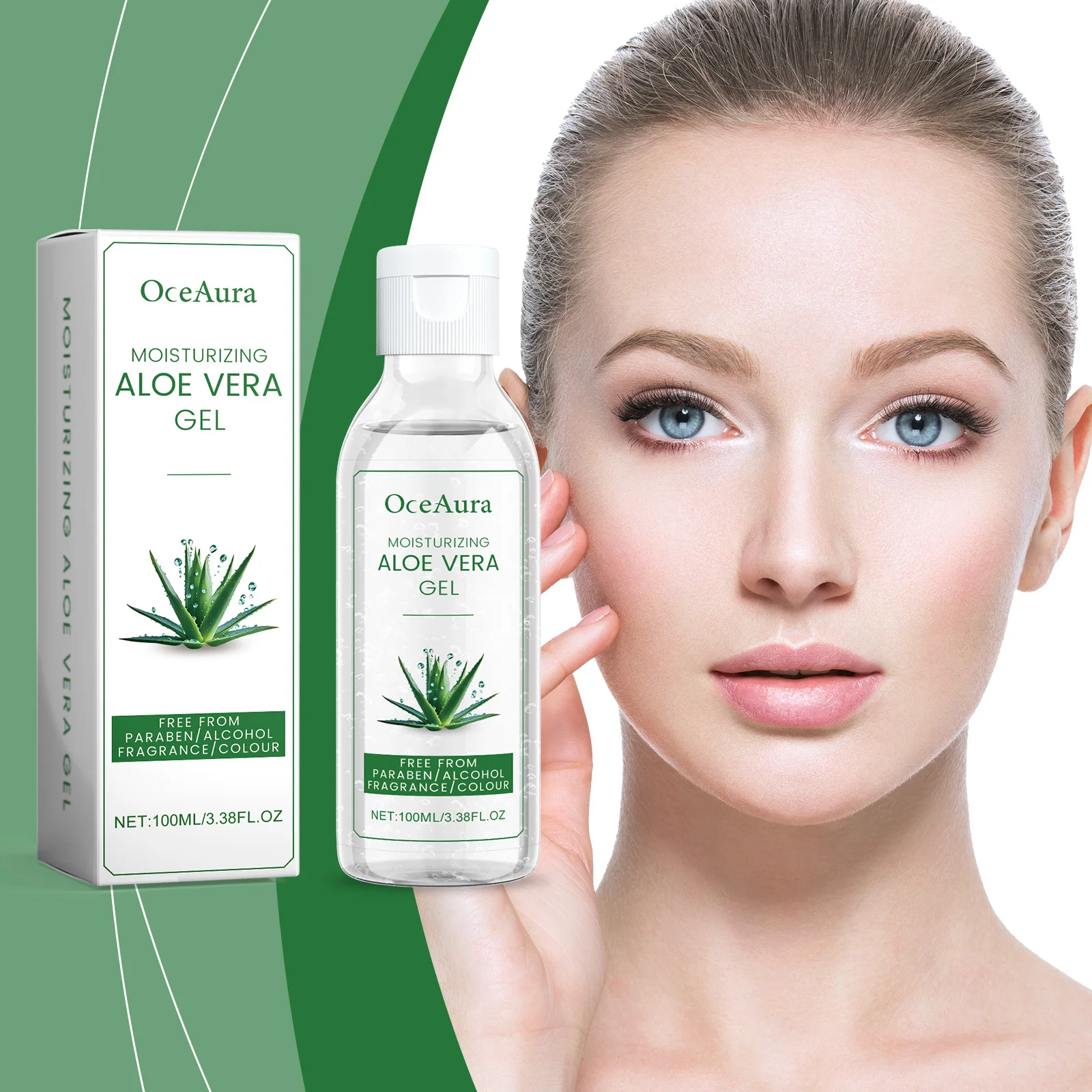 Натуральный гель алоэ вера для увлажнения лица увлажнение восстановление