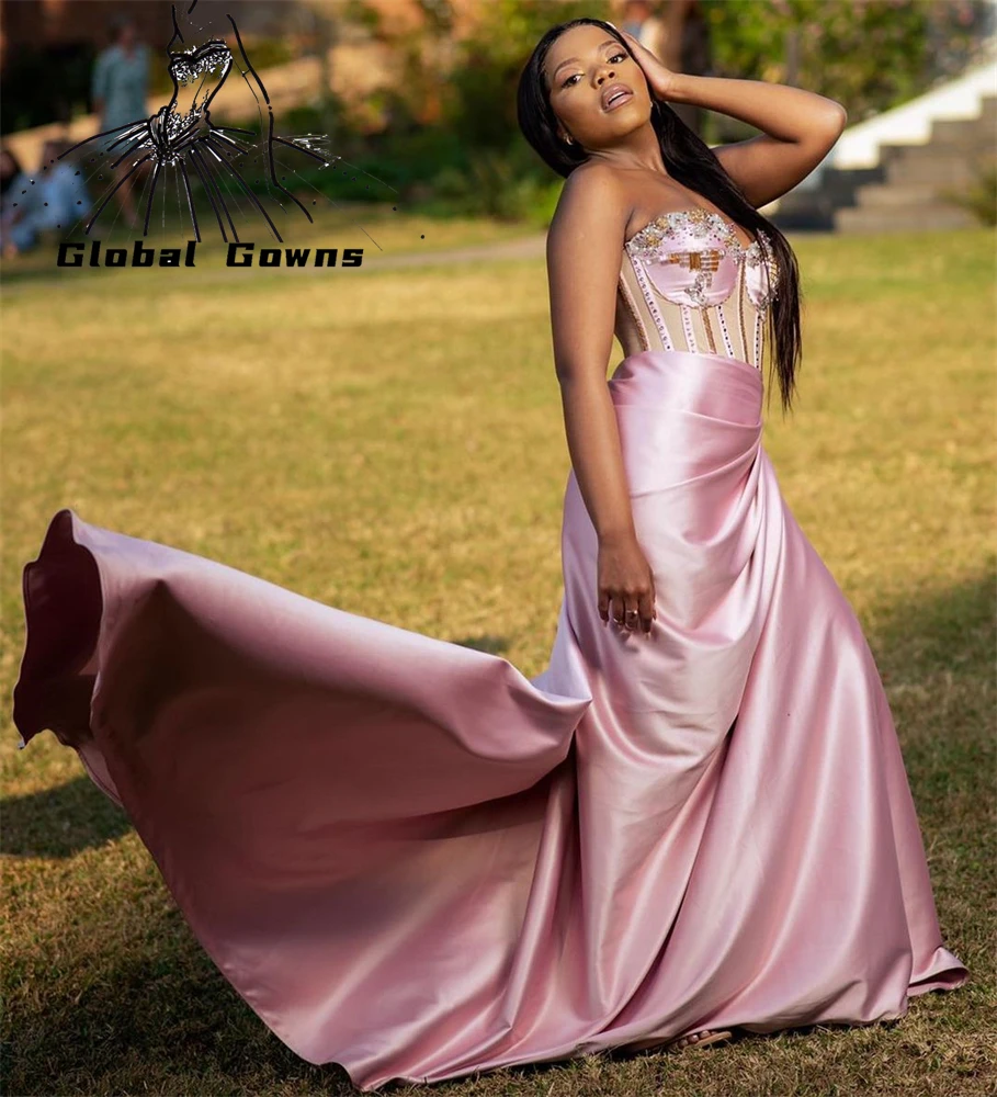 

Милое вечернее платье, украшенное бисером, платье на день рождения, вечернее платье в африканском стиле, плиссированное платье для вечеринк...