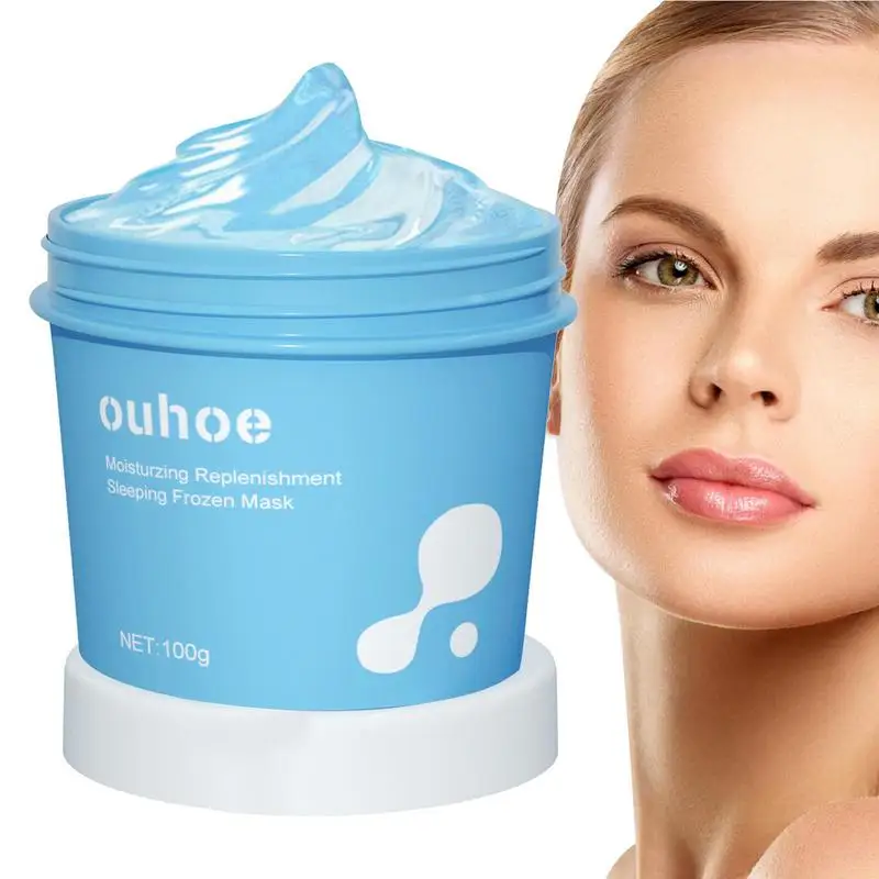 

Hydrating Sleeping Pack Face Gel Overnight Sleeping Faceshield Water Gloss Facial Faceshield Sleeping Face Cover For Women Men