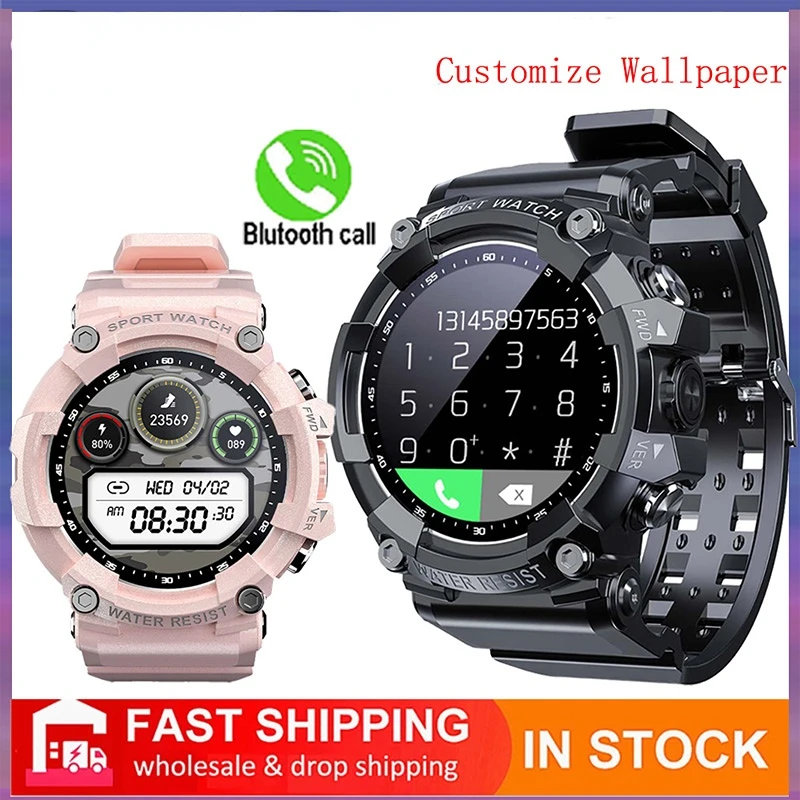 

2022 Smart Watch Men 600 mAh Battery Sport Smartwatch Women Dial Call Custome Wallpaper Blood Pressure Oxygen Heart Rate Monitor