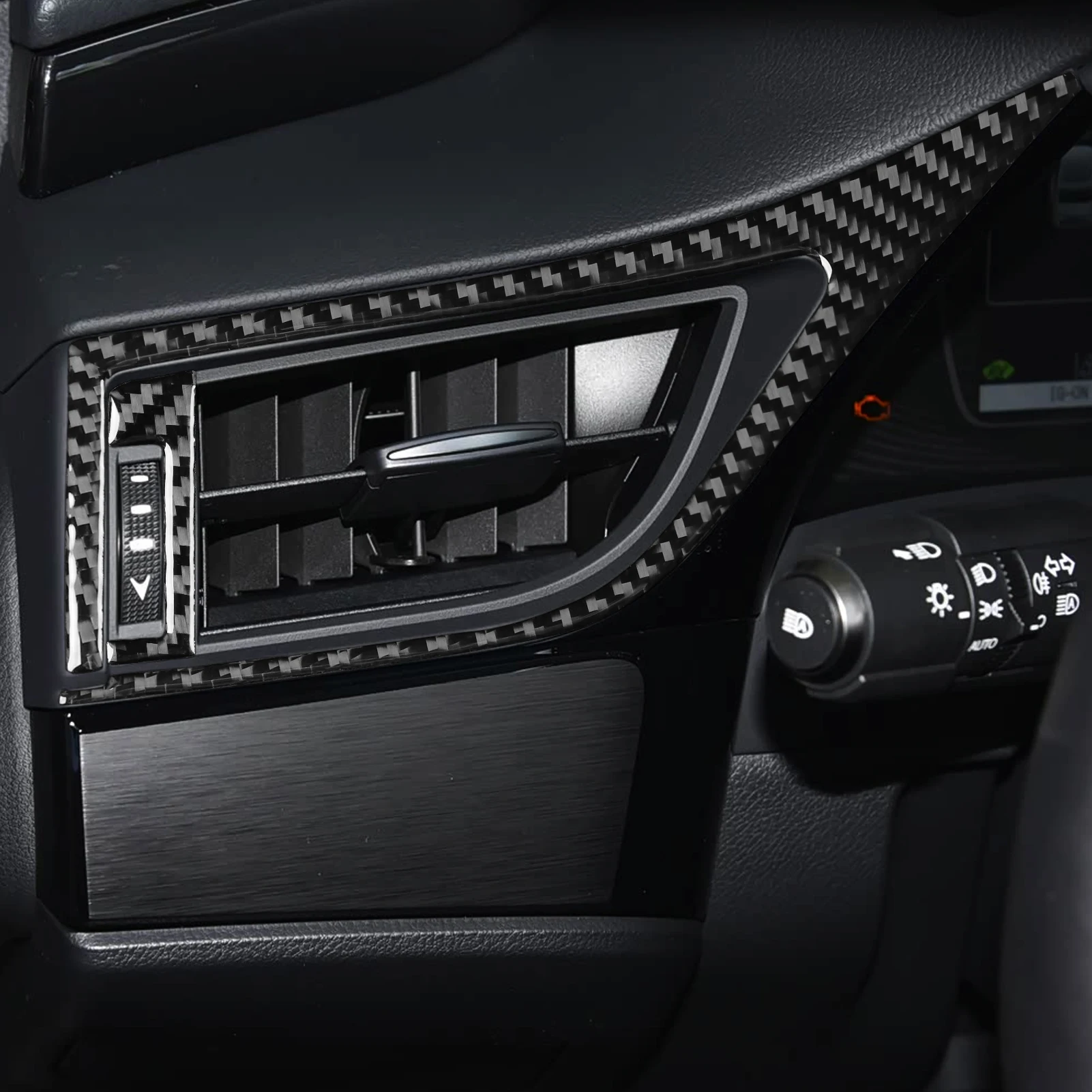 Фото Для Lexus ES ES200 250 260 300h 350 200 2018-2025 Наклейки из настоящего карбона для центральной консоли, кондиционера, CD-плеера, рычага переключения передач, дверной панели, декоративные элементы для автомобиля. №2