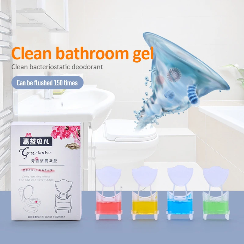 

Portable Flower Gel Cleaner Detergent Toilet Aromatic Aromatherapy Freshener Effective Deodorization Toilet Cleaner Aromatic Gel