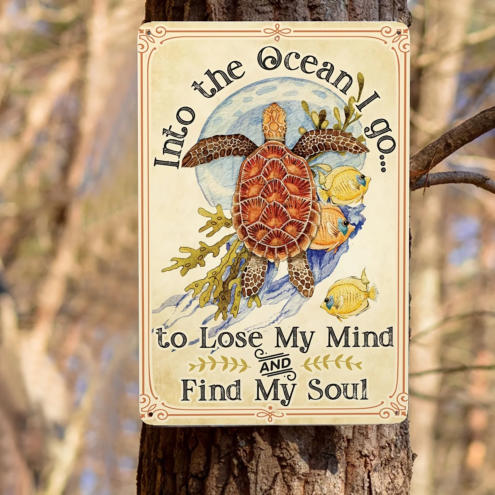

Beach Decor, Into The Ocean I Go Lose Mind Find Soul, High Tides Good Vibes, Beach Sign Metal Sign, Wall Art Beach Signs